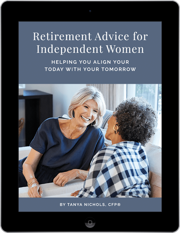 Download-Ipad showing Retirement Advice for Independent Women - free PDF